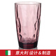 BORMIOLI ROCCO 波米歐利意大利進口玻璃杯啤酒果汁杯喝水杯果汁杯鉆石創(chuàng)意杯子 水晶紫470ML（1只）