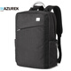 Mazurek邁瑞客雙肩包男商務(wù)背包蘋(píng)果電腦包15.6英寸女大學(xué)生書(shū)包大容量休閑旅行后背包 黑色標準版可放14.1英寸