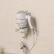嘉寶吸盤(pán)電吹風(fēng)架260027 浴室衛生間免打孔壁掛式電吹風(fēng)機收納架置物架不銹鋼大號風(fēng)筒架 亮光電鍍款