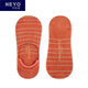 內優(yōu)堂NEYO 復古ins潮襪不易掉跟隱形防滑船襪薄棉襪女 【條紋】11 西瓜紅 均碼35-39