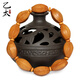 乙太尚品精雕橄欖核手串橄欖胡彌勒送禮長(zhǎng)輩 六棱素珠  約13*22mm