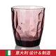BORMIOLI ROCCO 波米歐利意大利進(jìn)口玻璃杯啤酒果汁杯喝水杯果汁杯鉆石創(chuàng)意杯子 水晶紫390ML（1只）