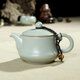 汝道  汝窯茶壺陶瓷功夫茶具普洱觀音泡茶器 天青汝瓷可養(yǎng)蟬翼開片個(gè)性把玩單壺 汝窯迷你小竹節(jié)壺100ml