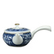 寧不凡（NINGBUFAN） 茶壺陶瓷功夫茶具泡茶壺青花德化白瓷側(cè)把壺 錦上添花蓮心壺
