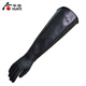 噴砂箱手套 黑色橡膠 耐磨 膠粒防滑 加厚長(cháng) 68CM 噴砂機用手套 工業(yè)作業(yè)勞保用品 右手一只