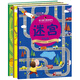 幼兒腦力挑戰(zhàn)游戲書 玩轉(zhuǎn)大迷宮 3-4-5-6歲寶寶趣味走迷宮早教啟蒙益智 迷宮全套3本