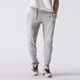 拓營(yíng)者（TotargetCamp） 束腳運動(dòng)褲男春秋冬修身休閑褲男士小腳收口衛褲純棉加厚加絨運動(dòng)長(cháng)褲 淺灰色 2XL(不倒絨厚款