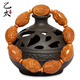 乙太尚品精雕橄欖核手串八大財(cái)神橄欖胡八方來(lái)財(cái)送禮長(zhǎng)輩 愜意財(cái)神 南工 約16*25mm