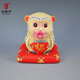 紅泥坊天津泥人張彩塑生日禮物十二生肖伴手禮動(dòng)物禮品手工藝裝飾品擺件 猴（彩）高10cm 單生肖包裝盒：12*11*10cm