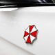 浮生汽車(chē)個(gè)性生化危機保護傘車(chē)貼貼紙安布雷車(chē)身貼反光車(chē)門(mén)玻璃劃痕貼 G60809 保護傘金屬車(chē)標
