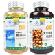 康嘉健康富麗牌魚(yú)油軟膠囊300粒/瓶+大豆卵磷脂軟膠囊300粒/瓶 增強免疫輔助降血脂