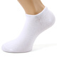 紐菲奧納 大碼襪子男船襪棉襪加大碼低幫短筒男襪 薄款四季8雙禮盒裝襪子 8雙白色NJD1666 40-44碼