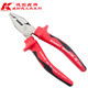 K牌原裝進(jìn)口電工尖嘴鉗省力斜嘴鉗老虎鉗子8寸鋼絲鉗偏口克絲鉗 200mm/080202-200