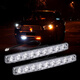 美蒂亞汽車(chē)led日行燈加轉向燈車(chē)載日間行車(chē)燈通用改裝超亮日行燈車(chē)外燈 9燈白光+轉向黃光 一對