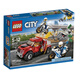 樂(lè )高（LEGO）City城市系列 拼插積木兒童玩具生日禮物 警車(chē)拖車(chē)60137