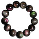 馨佑 天然黑曜石彩虹眼手鏈單圈高品質(zhì)男女款手串 彩虹眼款 珠子直徑10mm