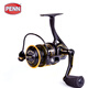 奔樂（PENN）海釣CLASH紡車輪金屬魚線輪漁輪海竿海水輪 3000型