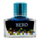 英雄（HERO）鋼筆墨水71系列12色彩色瓶裝 天藍