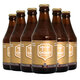 智美（Chimay）金帽啤酒 330ml*6瓶 修道院精釀 比利時(shí)進(jìn)口 口感柔和 口糧酒推薦