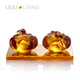 琉璃工房-LIULI LIVING  桌面擺件 連連好事 生日結(jié)婚商務(wù)企業(yè)贈禮