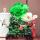 錦禮嘉玉白菜擺件招財(cái)開業(yè)禮品客廳電視酒柜玄關(guān)家居裝飾禮品工藝品擺設(shè) 大號(hào)龍龜白菜 30cm*18cm*37cm