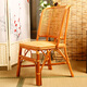 歐呈家具（OUCHENGJIAJU） 歐呈家具藤椅單人老人椅靠背家用陽(yáng)臺戶(hù)外椅老式小藤椅 中號坐高34厘米