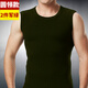 水晶豆男士寬肩背心純棉坎肩打底汗衫修身型無(wú)袖V領(lǐng)t恤運動(dòng)緊身全棉夏季