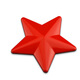 浮生汽車(chē)個(gè)性裝飾貼可愛(ài)愛(ài)心桃心車(chē)貼五角星車(chē)標車(chē)身貼星星隨意裝飾貼 星星紅色大號 E40120