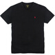 Polo Ralph Lauren拉夫·勞倫男裝短袖T恤 歐美經(jīng)典純棉V領(lǐng)小馬標 RL BLACK 黑 S (建議140斤左右)