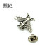 熙妃 男士胸針 復古小蜜蜂 合金胸針領(lǐng)針 兩用款 襯衫西裝配飾 男 復古銀色單只2.6*2.1厘米