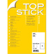 頂貼(TOPSTICK)T4428 A4-100張不干膠打印標(biāo)簽紙210x297mm