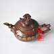 鳴泉木魚(yú)石精品歲寒三友茶壺老工匠手工整石打造長(cháng)清原礦山石料手工造