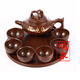 鳴泉木魚石清幽促銷裝茶具，清幽木魚石茶具，天然原石制作茶具