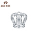 菜百首飾 鉑金轉(zhuǎn)運(yùn)珠 Pt950鉑金轉(zhuǎn)運(yùn)珠DIY皇冠轉(zhuǎn)運(yùn)珠串珠 不含皮繩 BD 鉑金轉(zhuǎn)運(yùn)珠 約0.84g