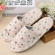 珈沐兒家居家室內無(wú)聲靜音純棉布底拖鞋男女情侶棉亞麻可機洗夏季涼拖鞋 米色帆船 男大碼適合41-43