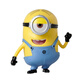Minions神偷奶爸 小黃人公仔手辦擺件 模型玩具 生日禮物 創(chuàng  )意禮品 斯圖爾特(大公仔，高約22cm)