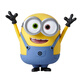 Minions神偷奶爸 小黃人公仔手辦擺件 模型玩具 生日禮物 創(chuàng)意禮品 鮑勃(大公仔，高約20cm)