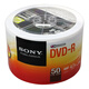 索尼（SONY） DVD空白光盤(pán)DVD+R空白光盤(pán)刻錄碟 50片桶裝刻錄盤(pán) DVD-R 4.7G（50片塑封裝）