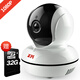 雄邁（XM） 雄邁360度云臺智能監(jiān)控?cái)z像頭無線wifi網(wǎng)絡(luò)高清夜視家用監(jiān)控器手機(jī)遠(yuǎn)程監(jiān)視 1080P夜視版(32G套餐)
