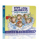 五只猴子在浴缸里跳 Five Little Monkeys Jump in the Bath 英文原版繪本 撕不爛紙板書(shū) 幼兒童英語(yǔ)啟蒙圖畫(huà)故事書(shū) 親子讀物