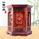 一生一木 筆筒擺件木紅酸枝家具木雕辦公室創(chuàng)意開業(yè)辦公桌工藝品實(shí)用禮物 老撾紅酸枝(雕花鏤空 六角款)
