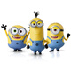 Minions神偷奶爸 小黃人公仔手辦擺件 模型玩具 生日禮物 創(chuàng)意禮品 經(jīng)典款套裝/鮑勃+凱文+斯圖爾特