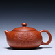 【一砂一礫】宜興紫砂壺全手工壺茶壺 球孔原礦朱泥 210cc 扁西施 牡丹