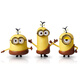 Minions神偷奶爸 小黃人公仔手辦擺件 模型玩具 生日禮物 創(chuàng)意禮品 野人款套裝/凱文+斯圖爾特+喬治