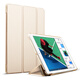 泰拉鋒 適用iPad mini 1/2/3/4保護套2019款mini5蘋(píng)果平板電腦防摔三折皮套保護殼 土豪金 iPad Mini4/5通用