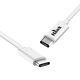 浩客（Hawk)Type-c公對(duì)公手機(jī)充電線數(shù)據(jù)線 蘋果全新MacBook華為MateBook 黑色CCG 0.25M