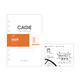 CAGIE (CAGIE)活頁(yè)紙辦公記錄活頁(yè)筆記本記事本密碼插頁(yè)本替芯象牙白紙客戶(hù)資料每月計劃多功能活頁(yè)芯 空白頁(yè)