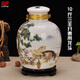 瓷小奴（CIXIAONU） 景德鎮陶瓷酒壇酒瓶酒壺密封仿古酒壇酒具釀酒罐10斤20斤50斤 10斤三羊開(kāi)泰金銅龍頭