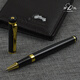 羅氏248金屬寶珠筆0.5mm男士高檔商務(wù)簽字筆辦公水性禮品筆硬筆書(shū)法練字筆老板簽字筆 黑色