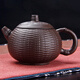 茗客 茶壺紫砂功夫家用宜興紫泥仿古單壺西施石瓢 編織紫砂茶壺